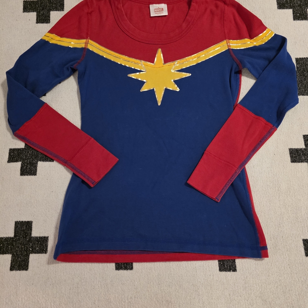 Hanna Andersson Captain Marvel Pajama Set - Picture 2 of 12